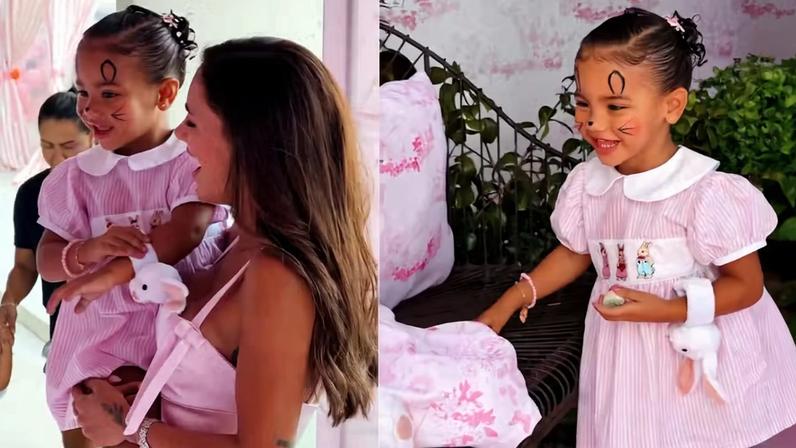 Bruna Biancardi organiza ‘caça aos ovos’ para Mavie — Foto: Reprodução/ Instagram