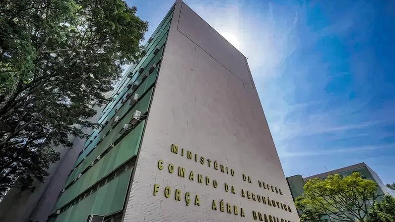 Prédio do Ministério da Defesa, Comando da Aeronáutica, Força Aérea Brasileira, na Esplanada dos Ministérios em Brasília. Foto: Rafa Neddermeyer/Agência Brasil