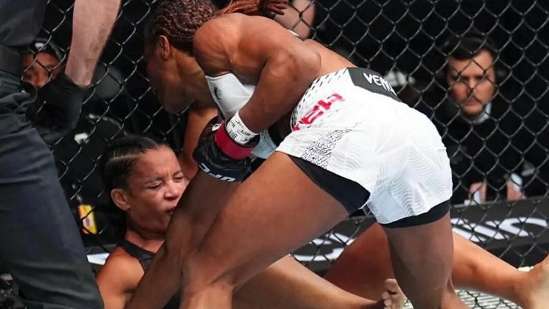 Ravena Oliveira perde confronto no UFC Londres (Foto: Reprodução Instagram)