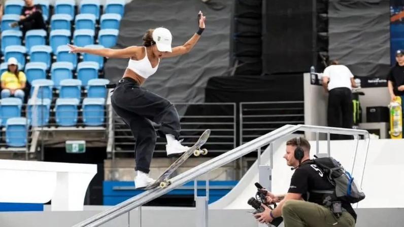 Rayssa Leal durante o SLS Sydney (Foto: Reprodução/ Instagram)