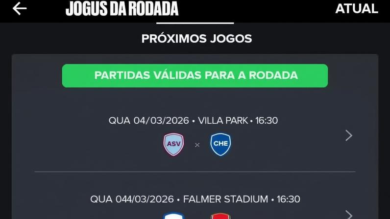 Cartola Internacional: Rodada 29 começa no meio da semana e fecha o mercado