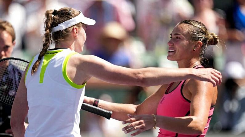 Aryna Sabalenka e Elena Rybakina (Foto: BNP Paribas Open)