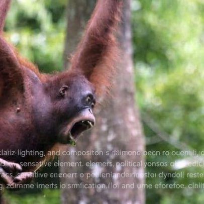 Desmatamento para óleo de palma avança no habitat de orangotangos de Bornéu apesar de alertas