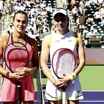 Sabalenka e Rybakina ficam no mesmo lado da chave em Miami