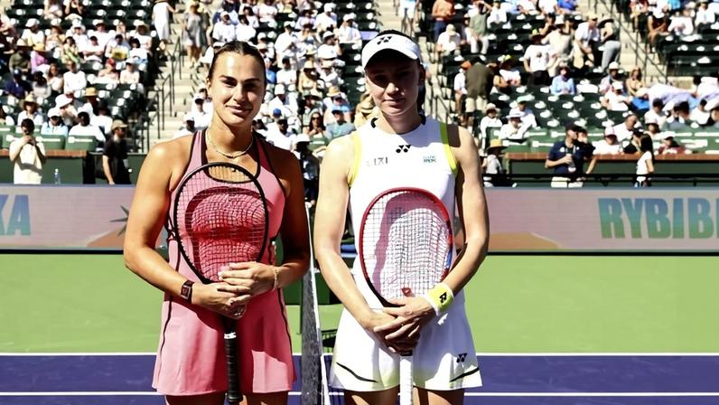 Sabalenka e Rybakina ficam no mesmo lado da chave em Miami
