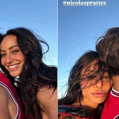 Sabrina Sato faz passeio de jetski com Nicoles Prattes em fazenda e serenata