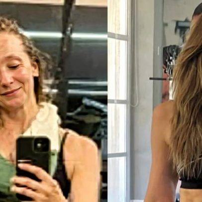 Sabrina Parlatore comenta ganho de peso após a menopausa