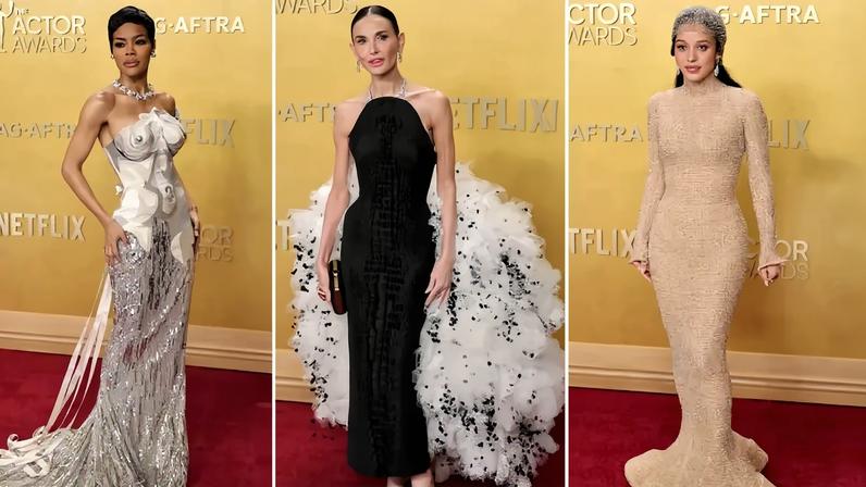 Celebridades mais bem vestidas no SAG Awards 2026: Teyana Taylor, Demi Moore