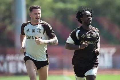 Saúl avança na recuperação da cirurgia e vai a campo pelo Flamengo