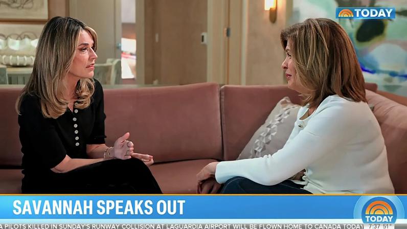 Savannah Guthrie on the "Today" show.