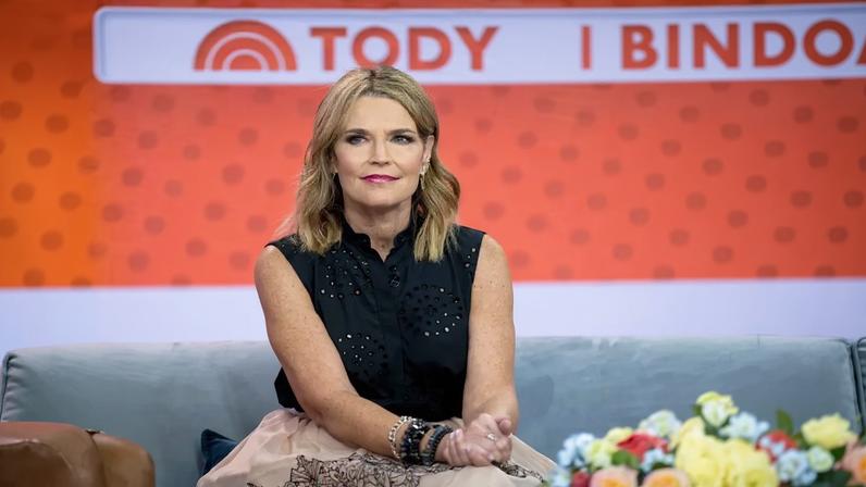 Savannah Guthrie (pictured above in August 2022) returned to the “Today” show set on Thursday.