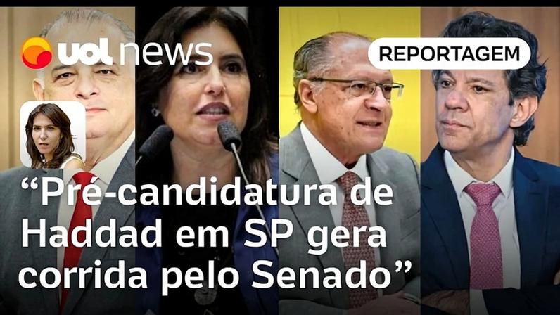 Pré-candidatura de Haddad em SP acende corrida por vagas ao Senado