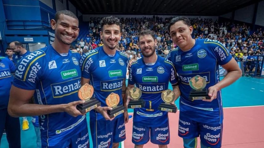Brasil domina seleção do Sul-Americano de vôlei 2026 (Foto: Reprodução/ Instagram)