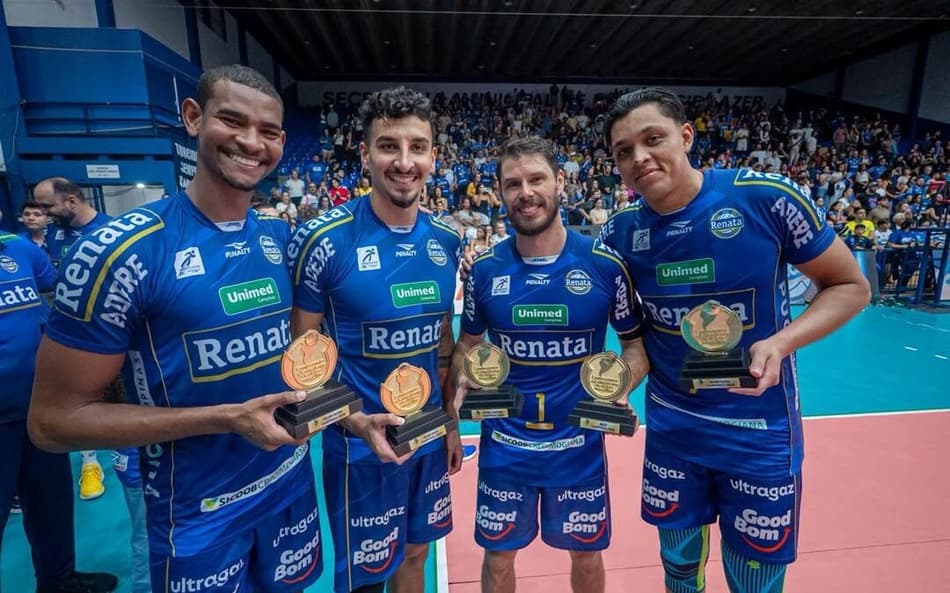Brasil domina seleção do Sul-Americano de vôlei 2026 (Foto: Reprodução/ Instagram)