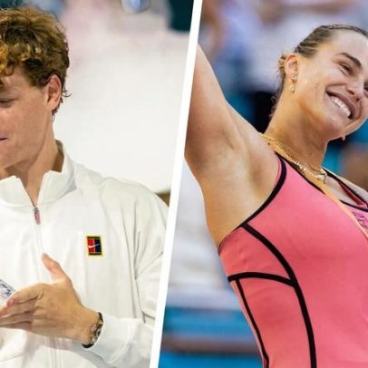 Sinner e Sabalenka entram em seleto grupo ao conquistar Sunshine Double