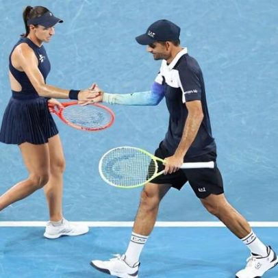 Stefani e Arevalo vencem nas mistas e enfrentam Sakkari e Tsitsipas