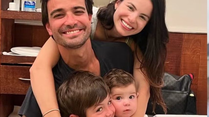 Sthefany Brito e Igor Raschkovsky já são pais de Antonio Enrico, de 5 anos, e Vicenzo, de 1 ano e 6 meses — Foto: Reprodução/Instagram