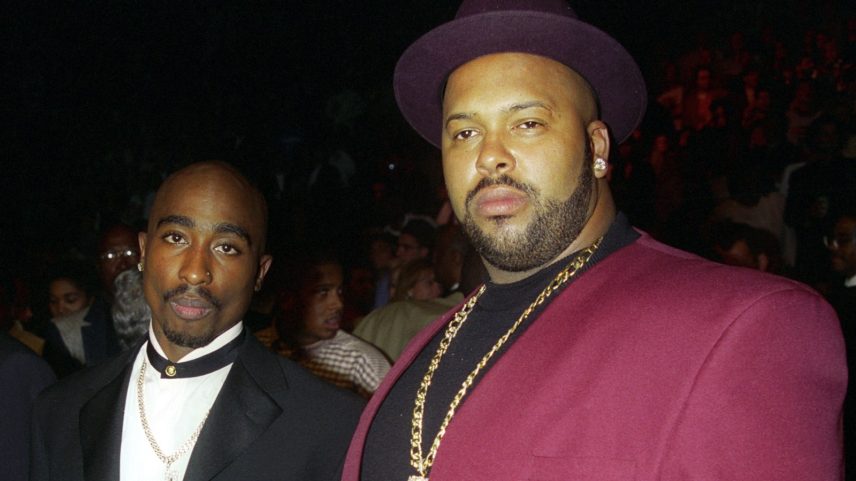 Tupac Shakur and Suge Knight, 1996.