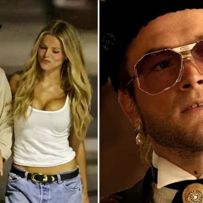 Ator que viveu Elton John beija atriz de Baywatch, ligada a Tom Brady
