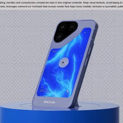 Tecno apresenta smartphone conceito iluminado por néon