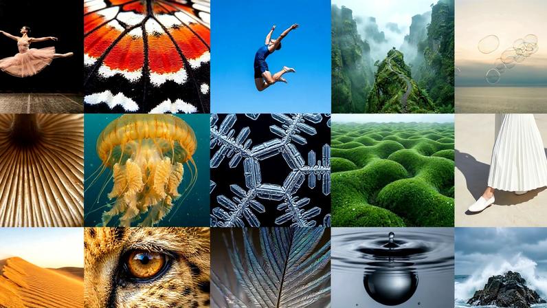 A series of images made by Microsoft’s MAI-Image-2 AI image model.