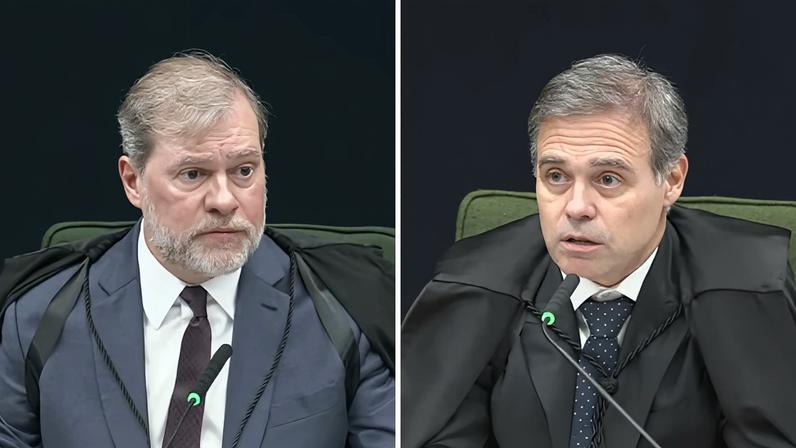 Toffoli deixou a relatoria do caso Master em fevereiro, e Mendonça herdou a função — Foto: Reprodução