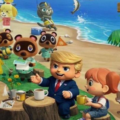 Trump passa a postar conteúdo de Animal Crossing com IA