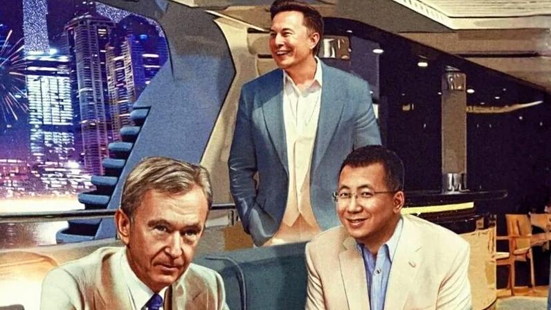 Bernard Arnault, Elon Musk, Zhang Yiming