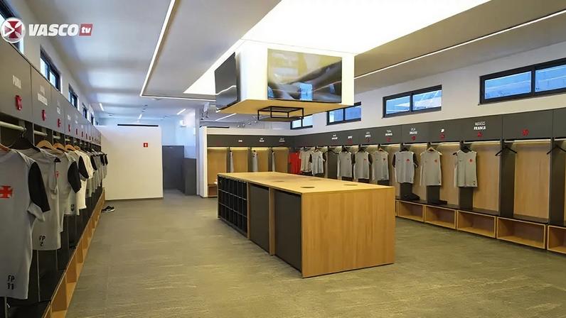 Vasco finaliza reforma do vestiário do CT Moacyr Barbosa