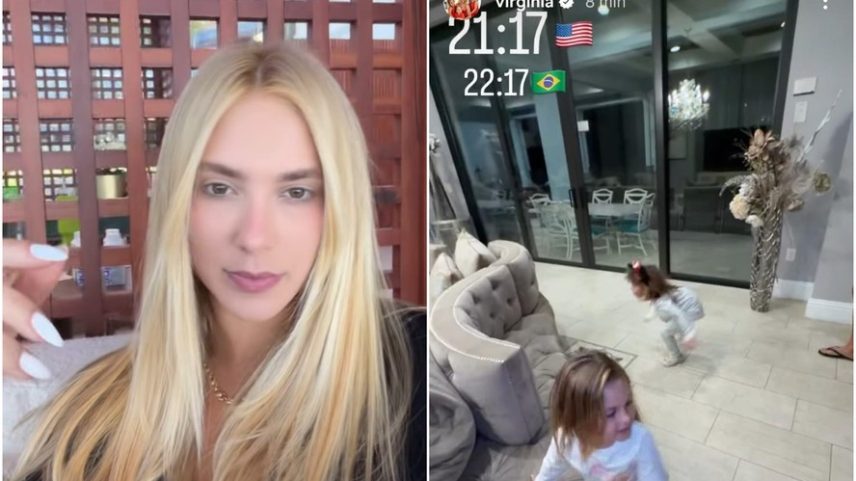 Virginia Fonseca chega aos EUA com filhos antes de amistosos da seleção