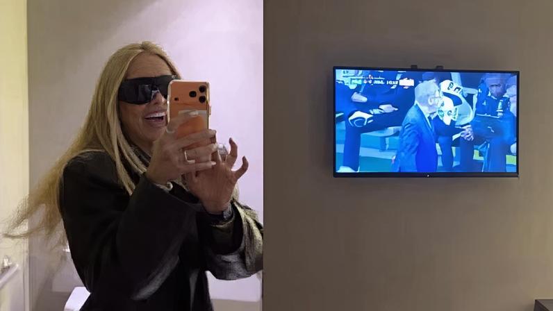 Virginia Fonseca chega atrasada ao amistoso com Vini Jr e vai ao banheiro