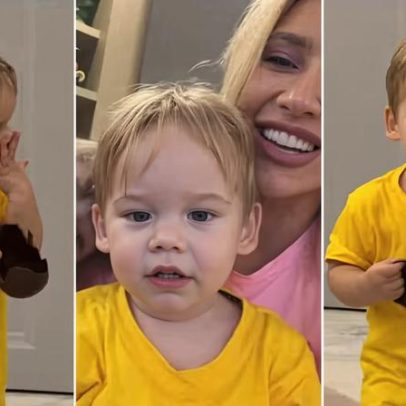 Virginia Fonseca mostra caçula de 1 ano saboreando chocolate na Páscoa