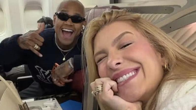 Léo Santana e Lore Improta fazem viagem romântica — Foto: Reprodução | Instagram