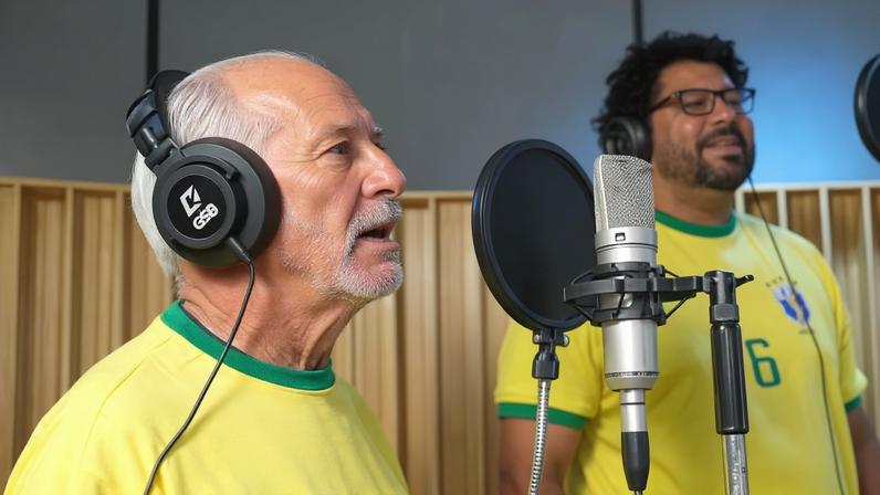 Maestro Junior grava com Bom Gosto o hit das Copas