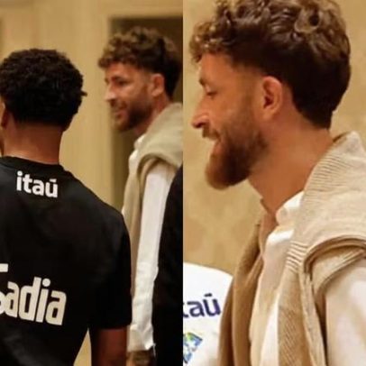 Léo Pereira erra look em jantar da CBF e recebe confere de Ancelotti