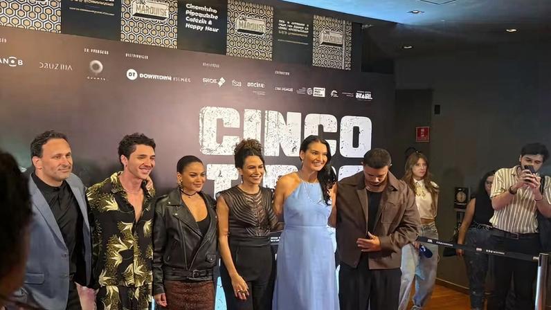 Bella Campos, João Vitor Silva e Xamã lançam thriller Cinco Tipos de Medo em SP