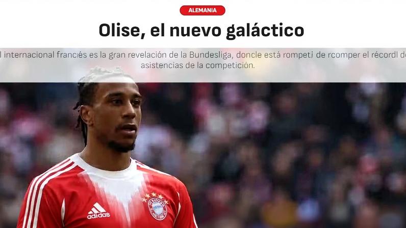 Olise, rival do Brasil, ganha destaque na imprensa europeia como novo galáctico