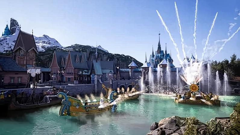 Inauguração da área temática World of Frozen no Disney Adventure World