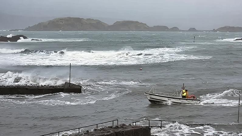 There are warnings of storm-force winds for parts of Scotland during the Easter weekend