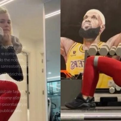 Enxaqueca leva Virginia a mudar treino de agachamento e elevação pélvica
