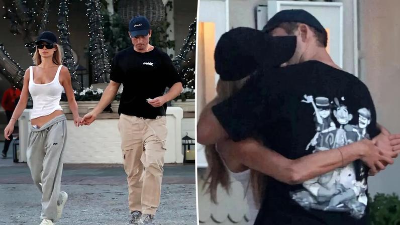 Brooks Nader e Taron Egerton se beijam em LA