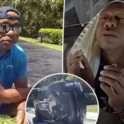 Chamadas de 911 do acidente de Tiger Woods após capotagem