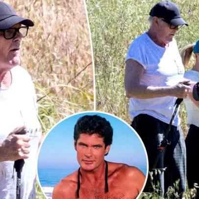 David Hasselhoff, 73, é visto em passeio raro com a esposa Hayley Roberts
