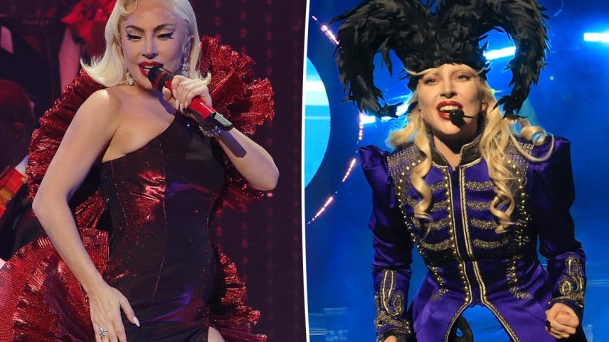Lady Gaga took to Instagram on Monday to announce she had to cancel her show at the Bell Centre in Montreal, Quebec (as pictured here).