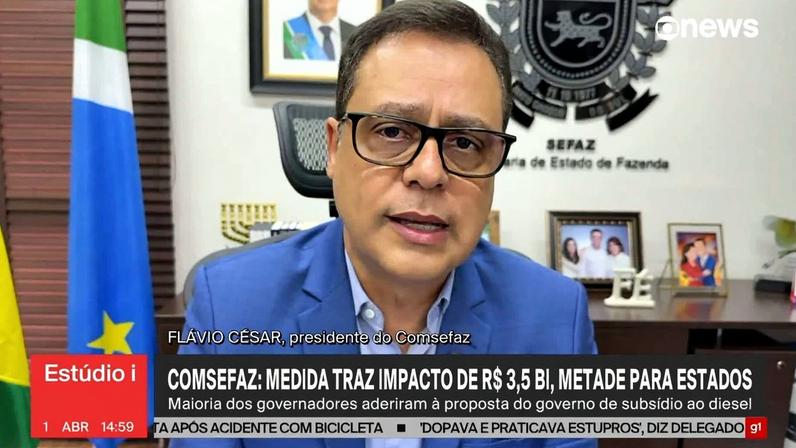 Medida para reduzir preço do diesel traz impacto de R$ 3,5 bilhões, metade para os estados, diz Comsefaz