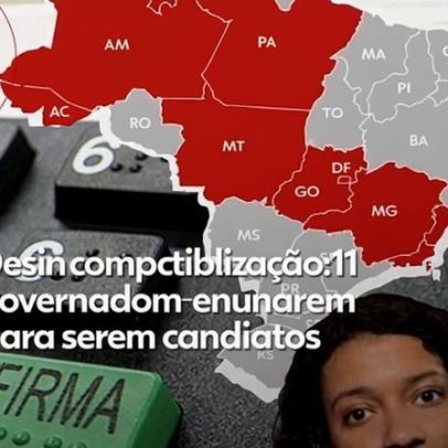 11 governadores se desincompatibilizam para disputar eleições