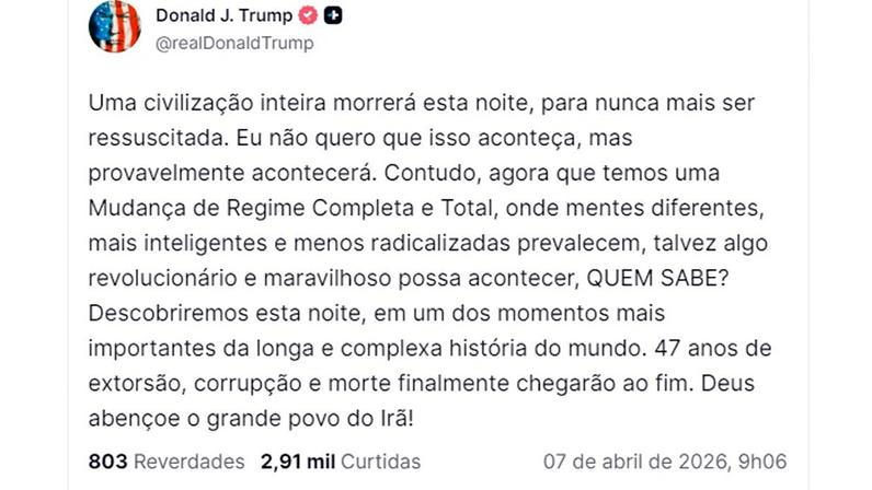 Decisão de Trump nesta terça pode influenciar guerra no Oriente Médio