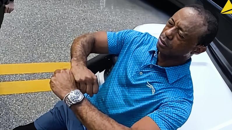 Police body camera video shows Tiger Woods during a sobriety test after his crash last week.
