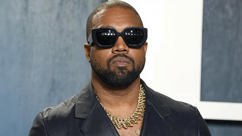 Kanye West at the Vanity Fair Oscar Party in Beverly Hills