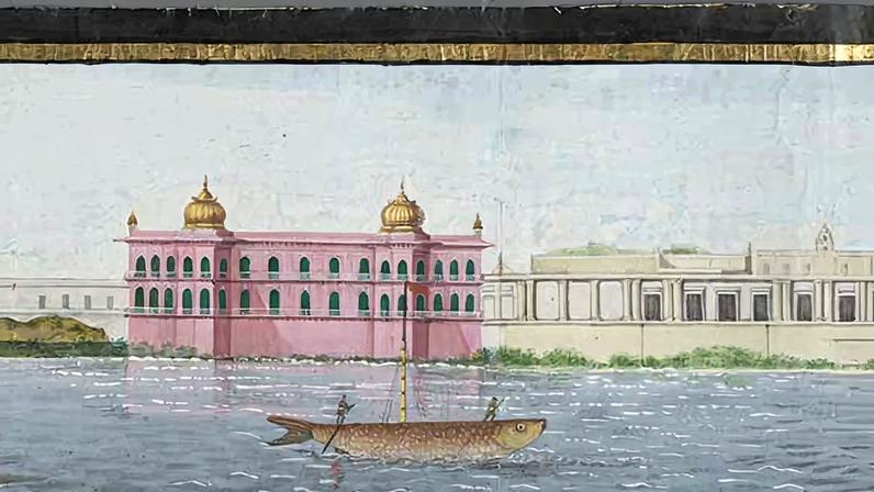 Rolo indiano de 37 pés exibido pela primeira vez no Yale Center for British Art